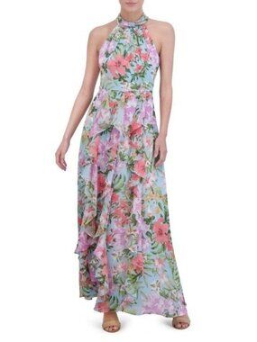 cotton cap sleeve mini dress FLORAL PRINT Shirt Pastel Yellow/Frost Blue / 8 2% Nylon Top Fashion Enthusiast || Color:Island-sand tea length prom dresses
